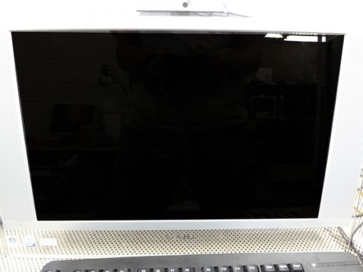 SONY VAIO VGC-LA73DB 一体型パソコンの画面が暗い 修理しました