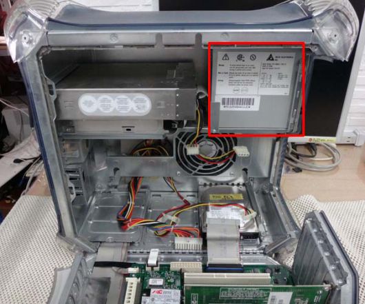 PowerMac G4 Digital Audio M7627J/A 電源が全くはいらない 修理しま