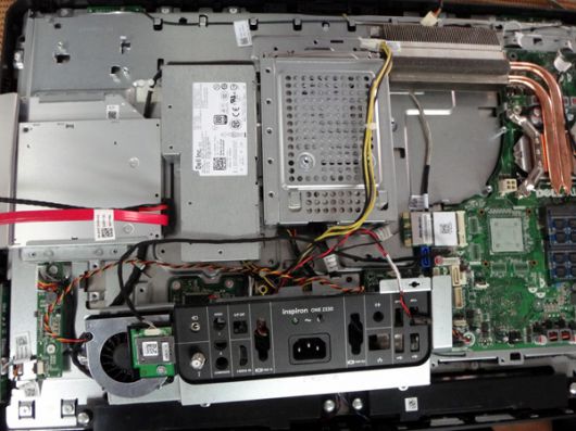 Dell Inspiron One 2330 一体型 電源が落ちる 修理しました パソコン修理専門店 ルキテック