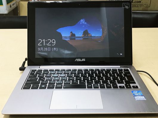 ASUS X202E ACアダプタが差し込めず充電できない起動しない 修理しま