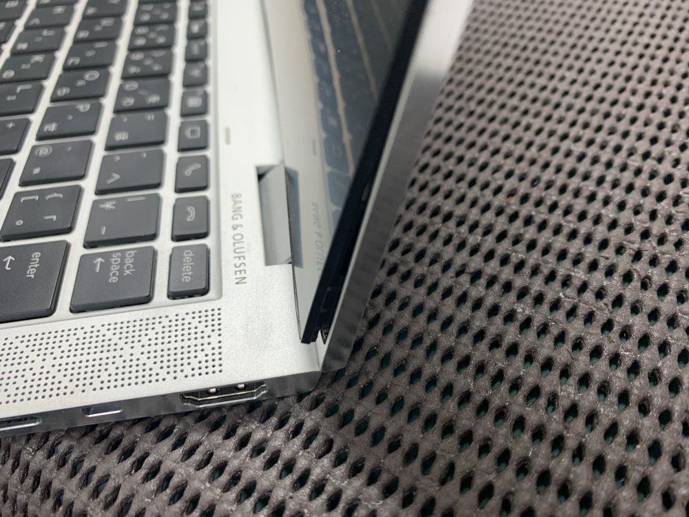 HP EliteBook x360 ヒンジ破損で開閉が困難 修理しました。 - パソコン