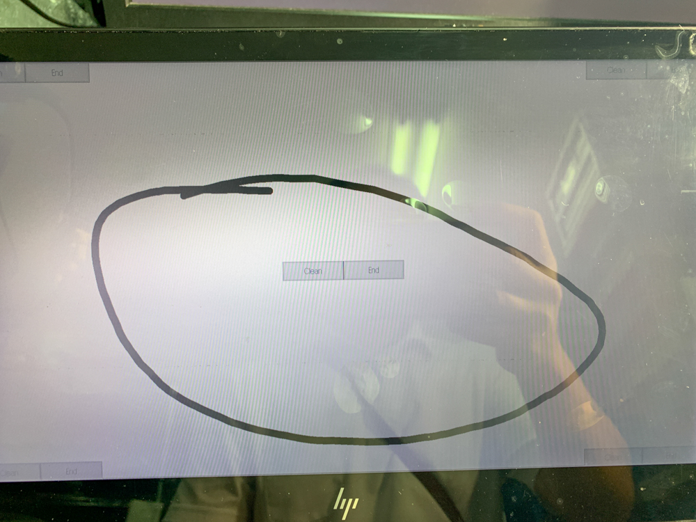 HP ENVY X360 画面の半分しか映らない 液晶パネル交換修理しました。 - パソコン修理専門店【ルキテック】